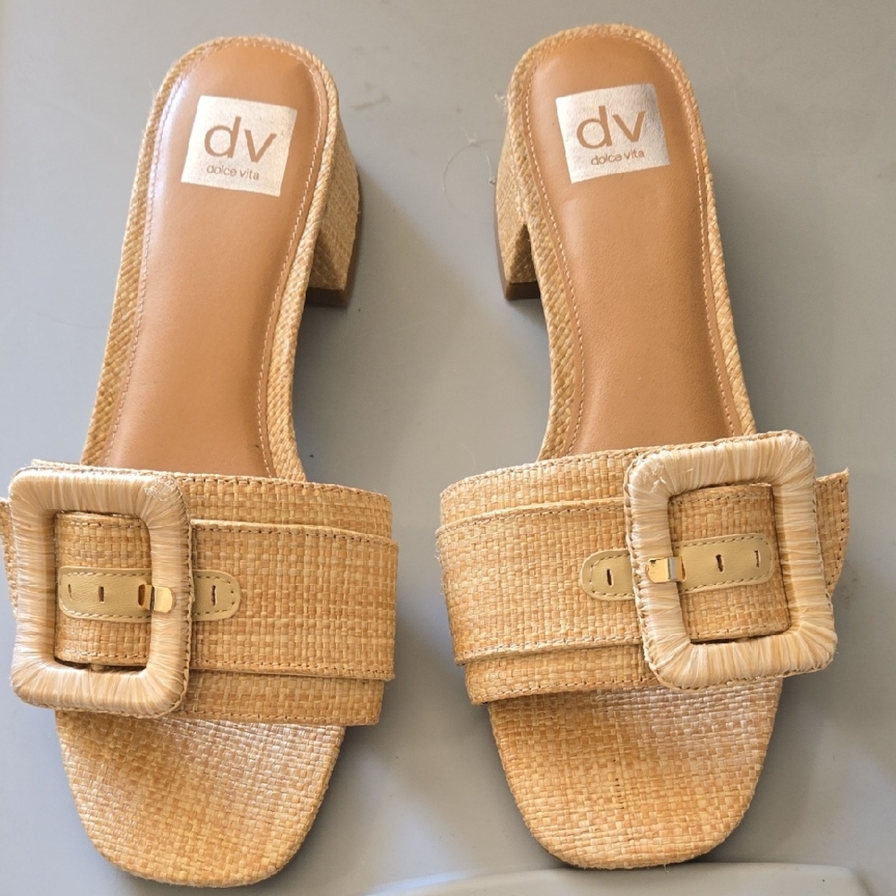 NWOT DV by Dolce Vita Tan Block Heel